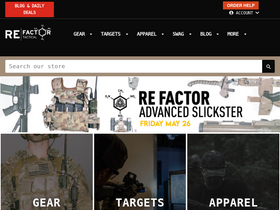 'refactortactical.com' screenshot