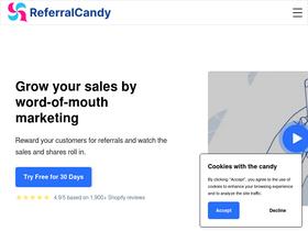 'referralcandy.com' screenshot