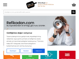 'refikaninmutfagi.com' screenshot