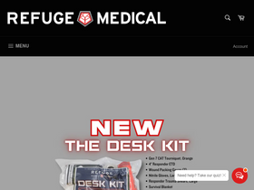 'refugemedical.com' screenshot