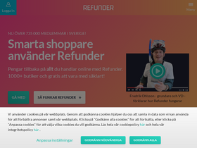 'refunder.se' screenshot