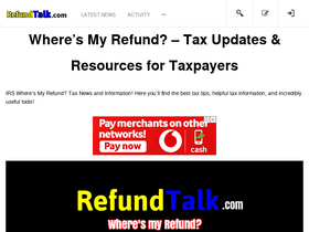 'refundtalk.com' screenshot