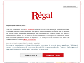 'regal.fr' screenshot