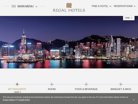 'regalhotel.com' screenshot