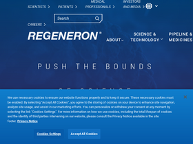 'regeneron.com' screenshot