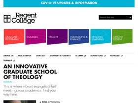'regent-college.edu' screenshot