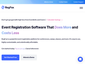 'regfox.com' screenshot