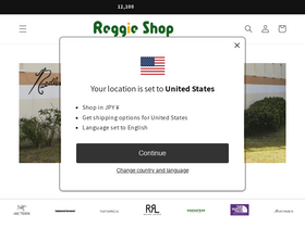 'reggieshop.com' screenshot