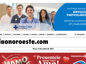'regiaonoroeste.com' screenshot