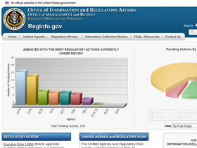 'reginfo.gov' screenshot