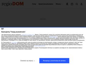 'regiodom.pl' screenshot