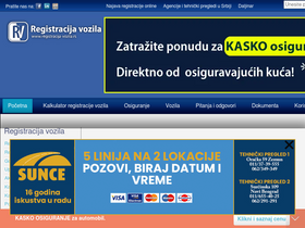 'registracija-vozila.rs' screenshot