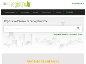 'registro.br' screenshot