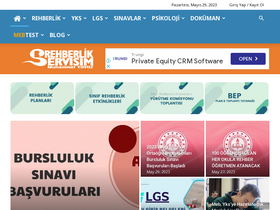 'rehberlikservisim.com' screenshot