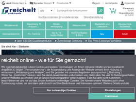 'reichelt.de' screenshot