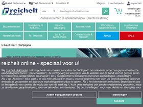 'reichelt.nl' screenshot