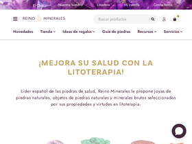'reino-minerales.es' screenshot