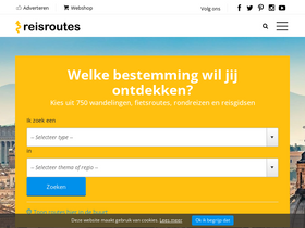 'reisroutes.be' screenshot