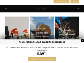 'relevantmagazine.com' screenshot