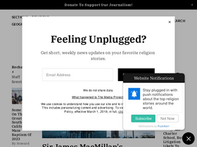 'religionunplugged.com' screenshot