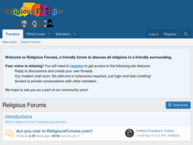 'religiousforums.com' screenshot