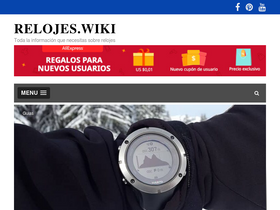 'relojes.wiki' screenshot