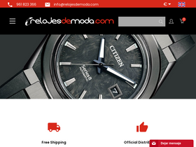 'relojesdemoda.com' screenshot