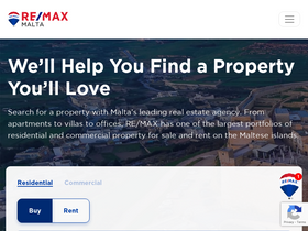'remax-malta.com' screenshot