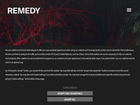 'remedygames.com' screenshot