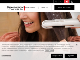 'remingtonproducts.com' screenshot