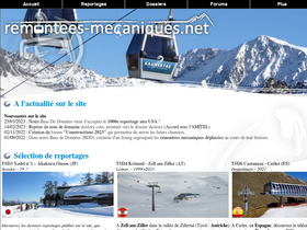 'remontees-mecaniques.net' screenshot