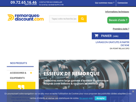 'remorques-discount.com' screenshot