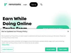 'remotasks.com' screenshot