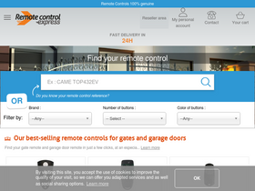 'remotecontrol-express.com' screenshot