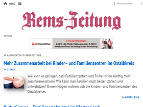 'remszeitung.de' screenshot