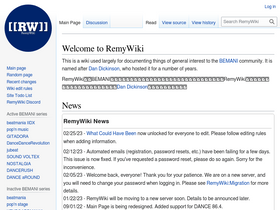 'remywiki.com' screenshot