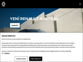 'renault.com.tr' screenshot