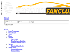 'renaultfanclub.com' screenshot