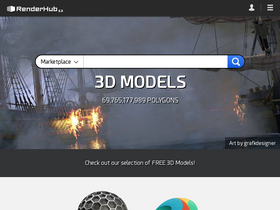 'renderhub.com' screenshot