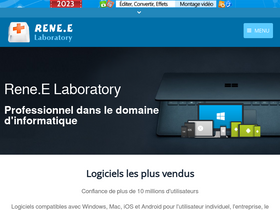 'reneelab.fr' screenshot