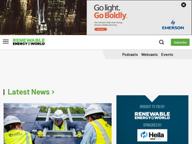 'renewableenergyworld.com' screenshot