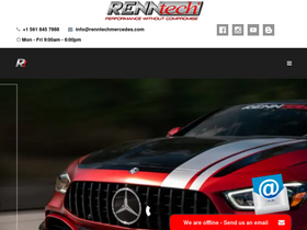 'renntechmercedes.com' screenshot