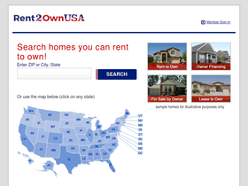 'rent2ownusa.com' screenshot
