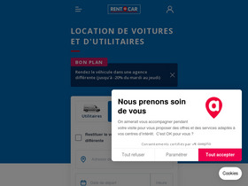 'rentacar.fr' screenshot