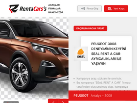 'rentacarss.com' screenshot