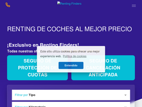 'rentingfinders.com' screenshot
