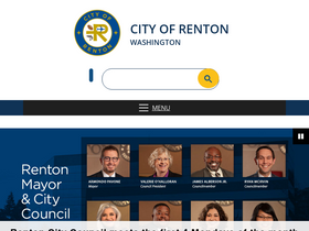 'rentonwa.gov' screenshot