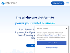 'rentspree.com' screenshot