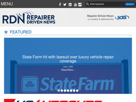 'repairerdrivennews.com' screenshot