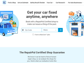 'repairpal.com' screenshot